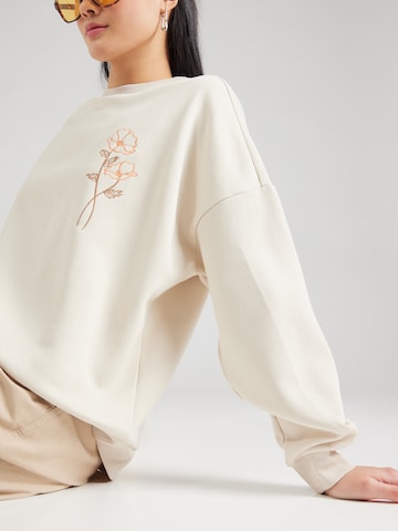 VERO MODA Sweatshirt 'VMKAROL' in Beige