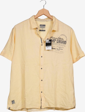 CAMP DAVID Hemd XXXL in Gelb: Vorderseite