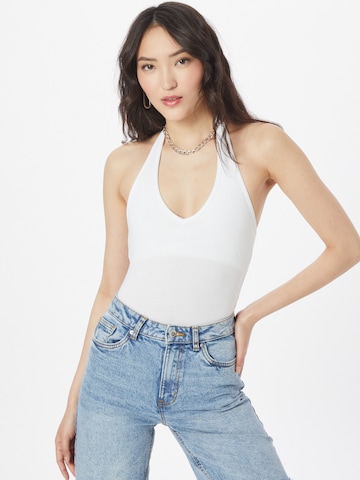 HOLLISTER - Top en blanco: frente