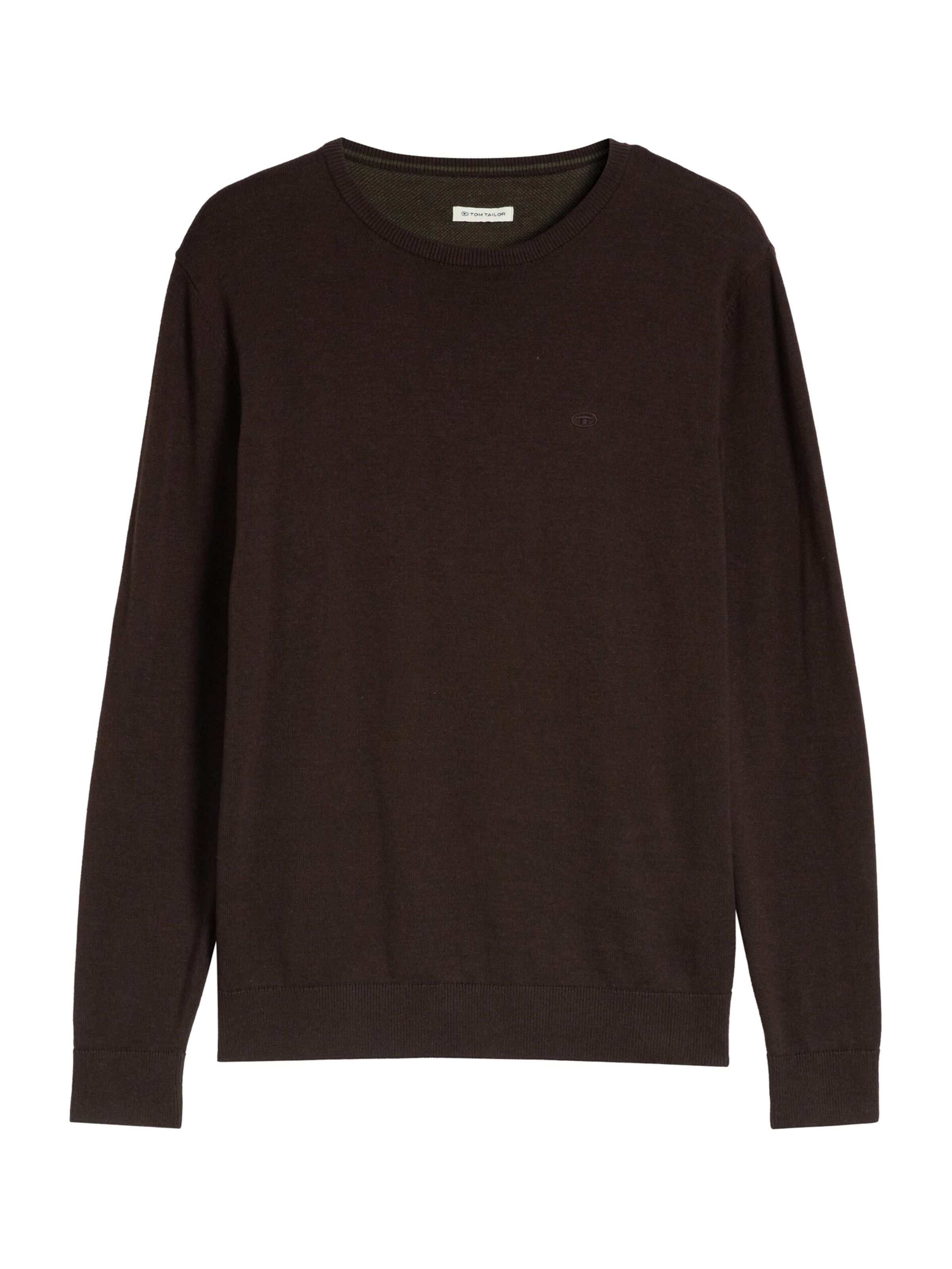 TOM TAILOR Regular fit Trui in Bruin: voorkant