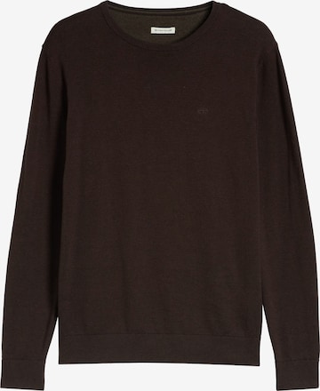 TOM TAILOR - Ajuste regular Jersey en marrón: frente