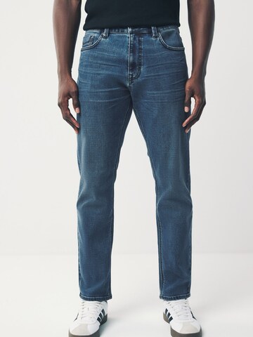 Next Slimfit Jeans in Blauw: voorkant