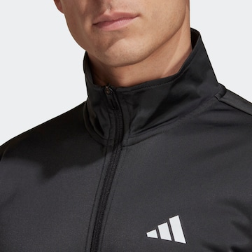 ADIDAS PERFORMANCE Athletic Jacket '3-Stripes ' in Black