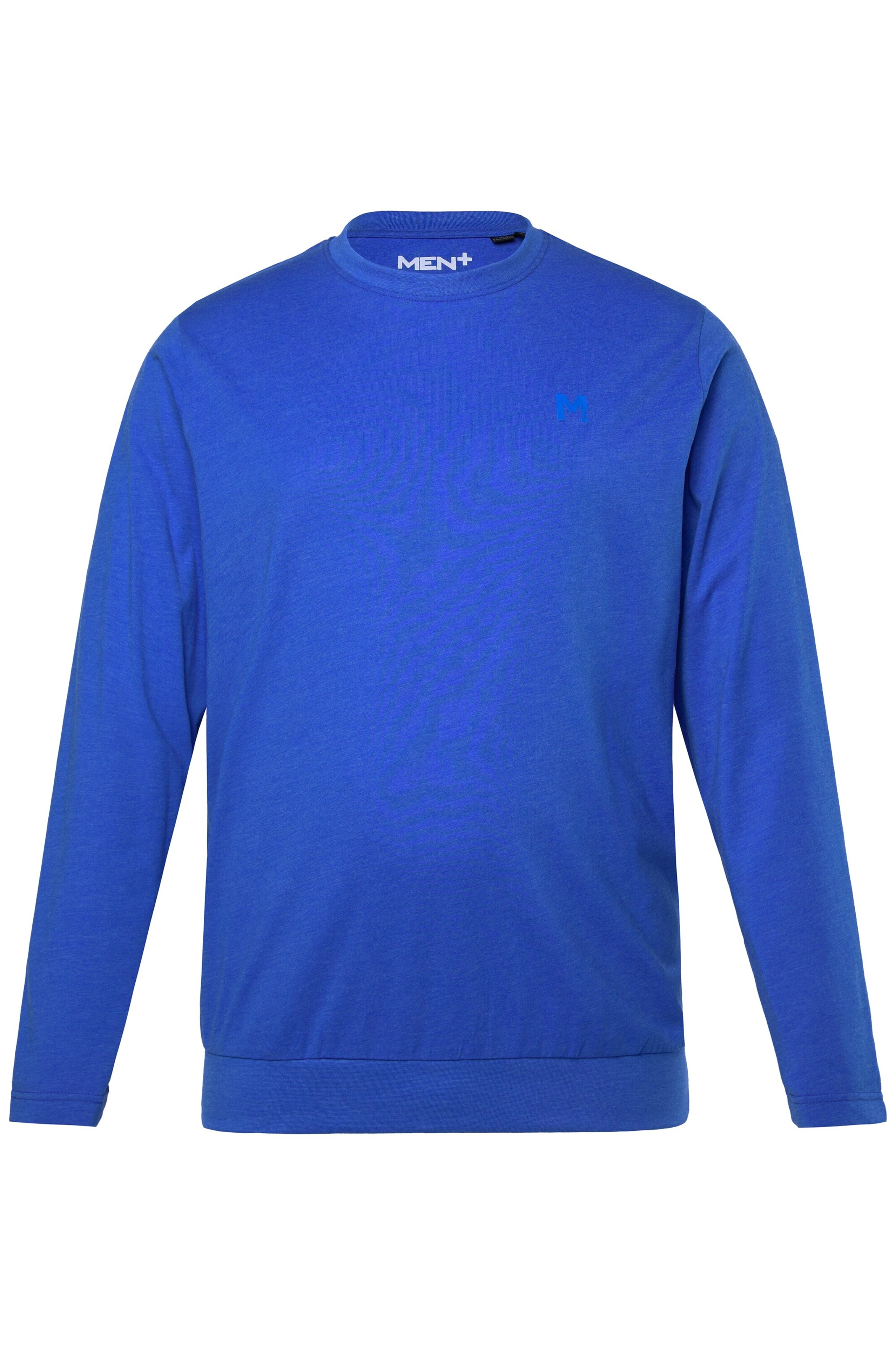 Men Plus Shirt in Blauw: voorkant