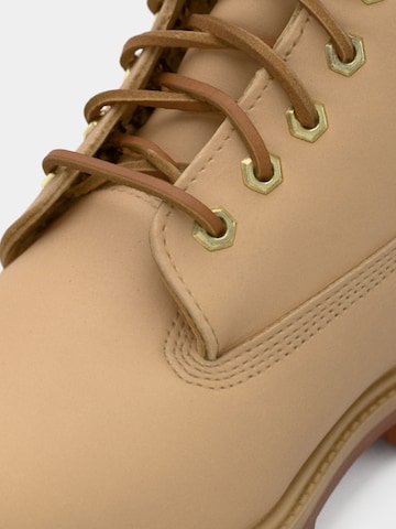 TIMBERLAND - Botas con cordones en beige
