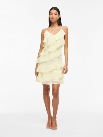 VILA - Vestido de verano 'VILuna' en amarillo