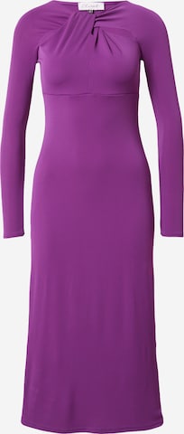 Closet London Dress in Purple: front