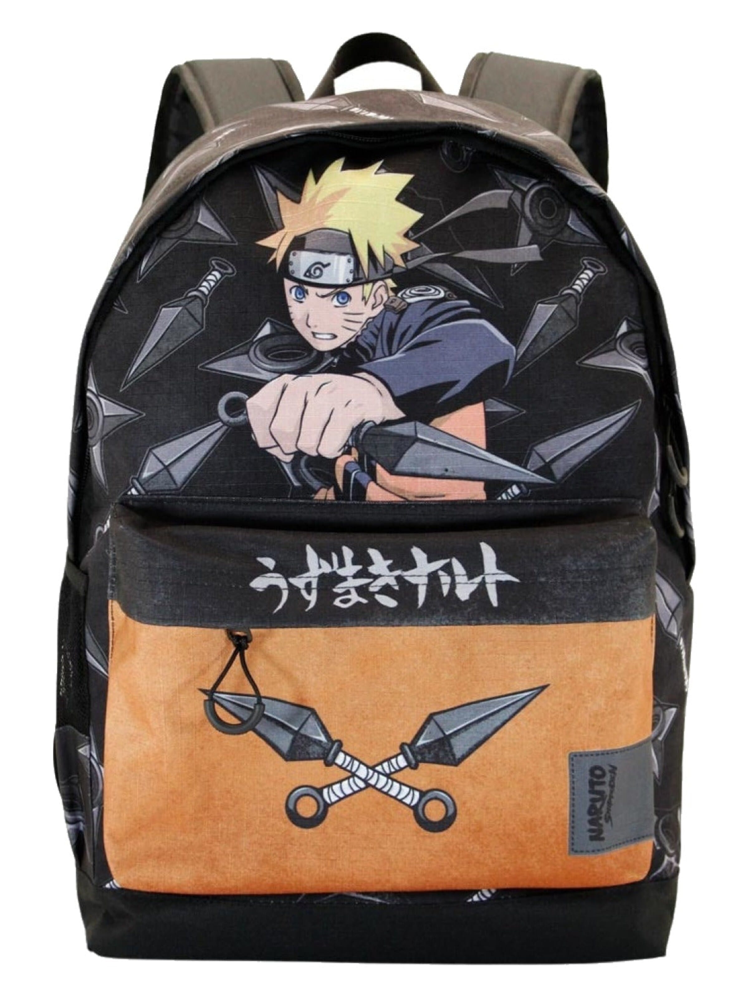 Naruto Rugzak 'Naruto Weapons Rugzak Hoogte 44cm' in Zwart: voorkant