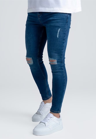 SikSilk Skinny Jeans in Blauw
