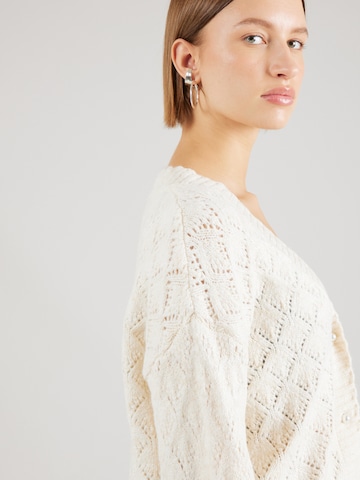 b.young Knit Cardigan 'NOPA' in White