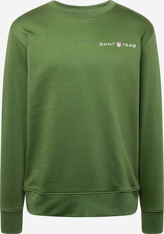 Sweat-shirt GANT en vert : devant