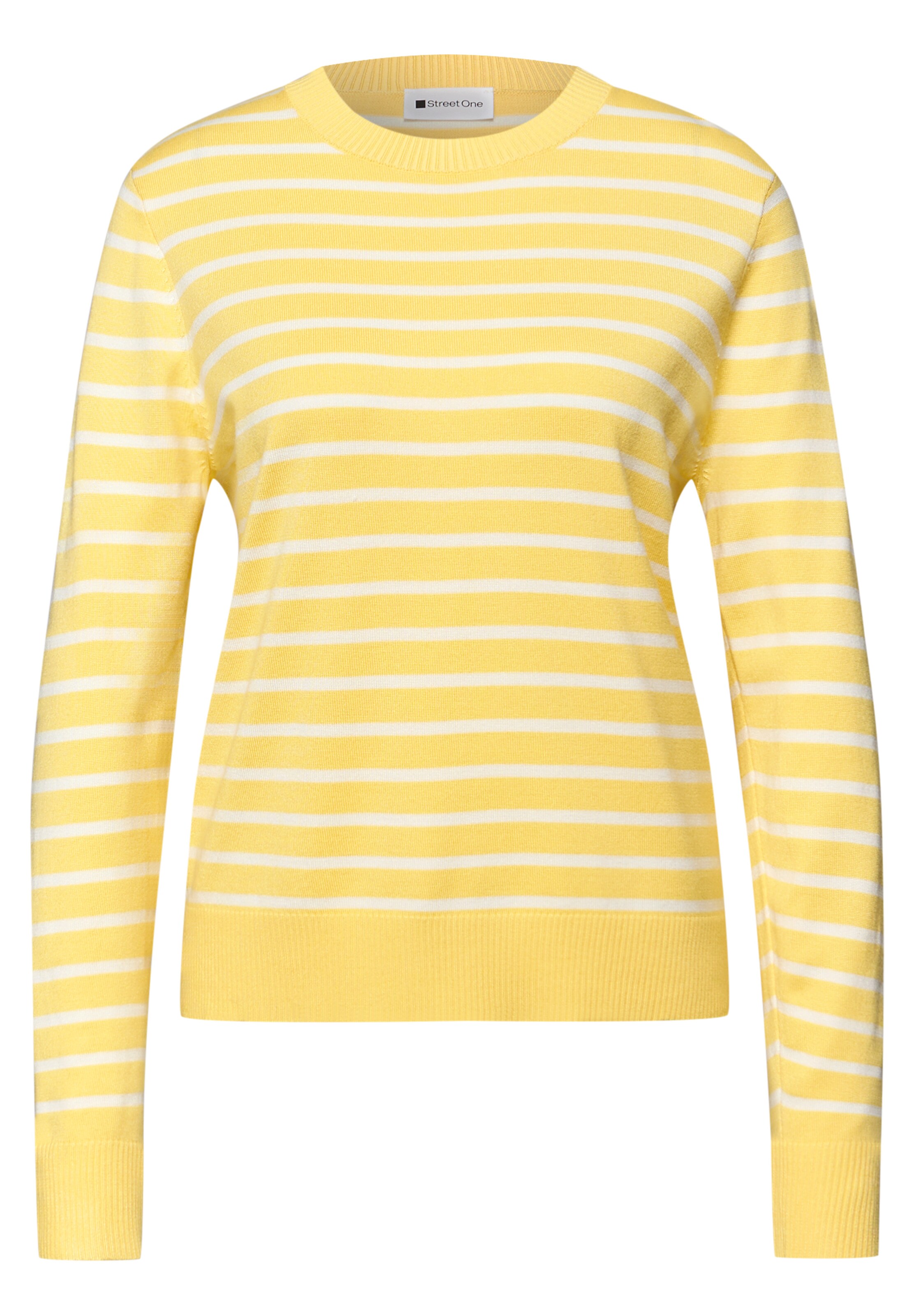 STREET ONE Pullover in Gelb: Vorderseite