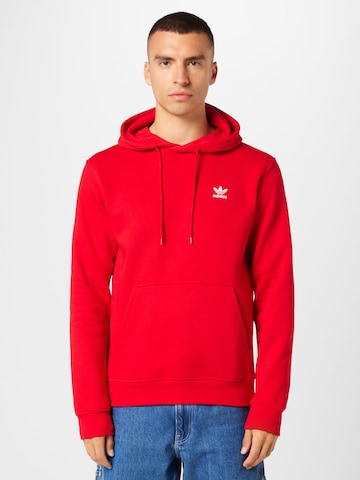 ADIDAS ORIGINALS Sweatshirt 'Trefoil Essentials' in Red: front