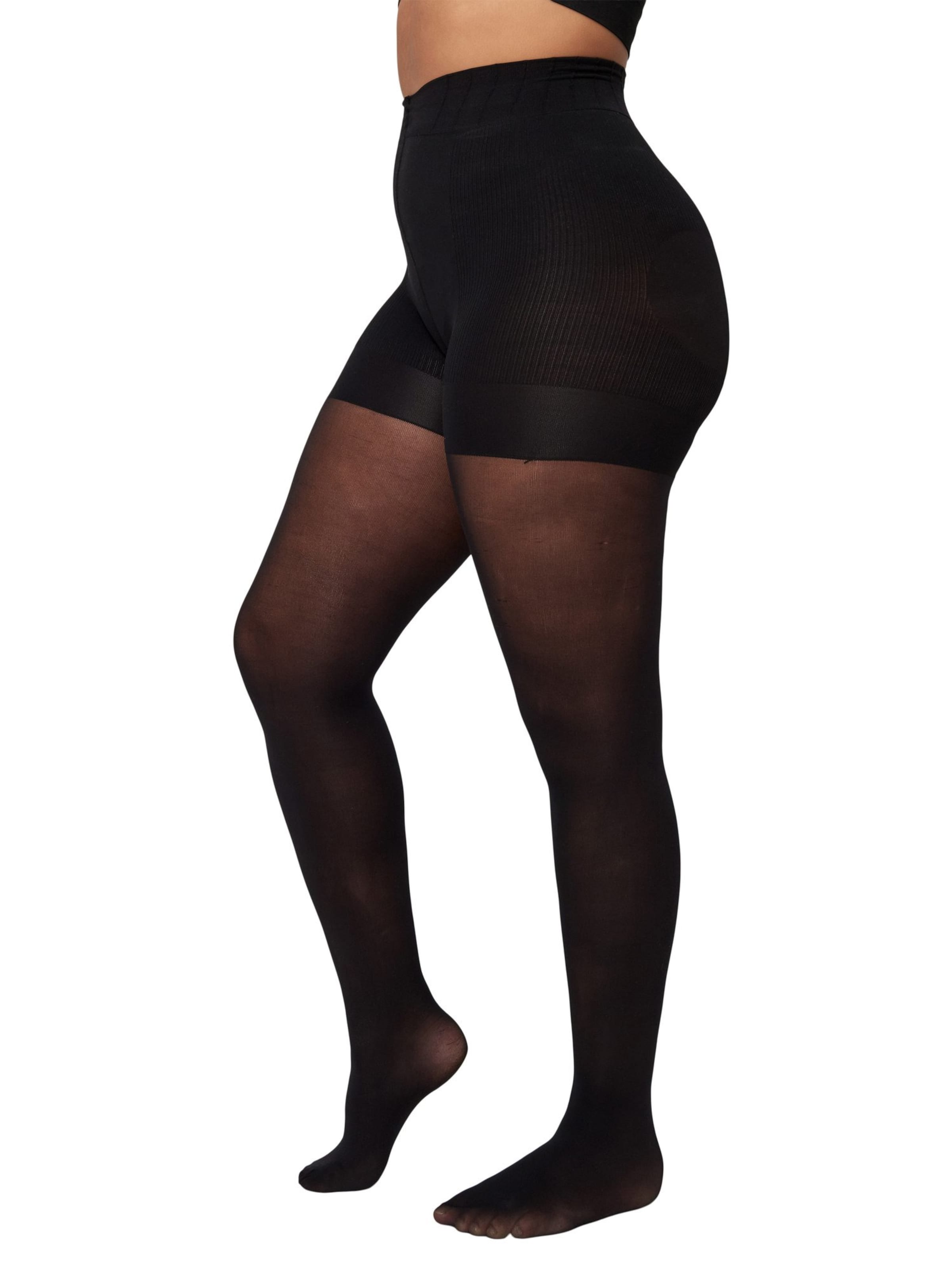 Zizzi Чорапогащи в черно: отпред