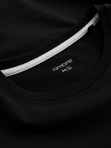 T-Shirt Ombre en noir