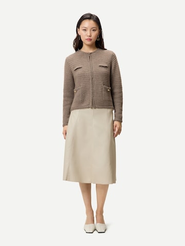 Cardigan 'Textured Knit Cashmere Jacket-Style Cardigan' GOBI Cashmere en gris