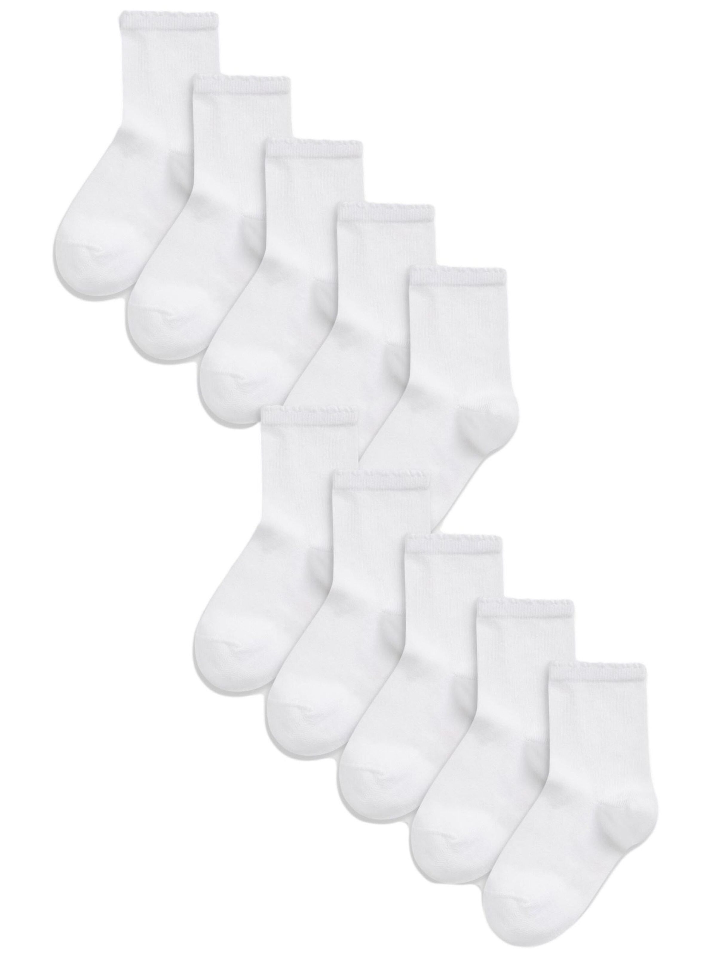 Next Socks in White: front