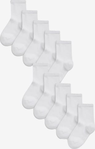 Next Socks in White: front