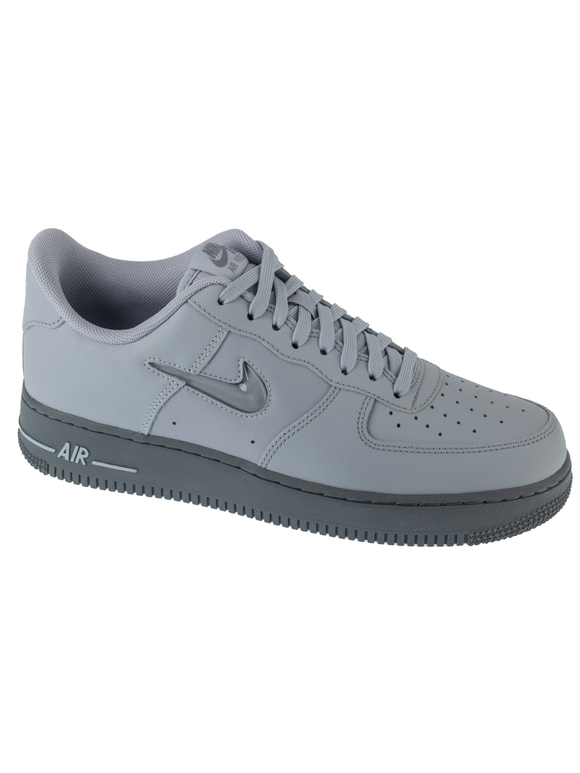 NIKE Sneakers laag 'Nike Air Force 1 '07 Jewel' in Grijs: voorkant