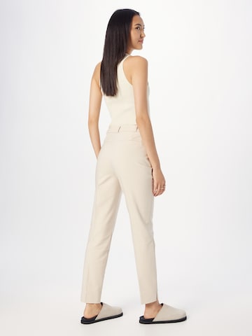 COMMA Tapered Pleated Pants in Beige