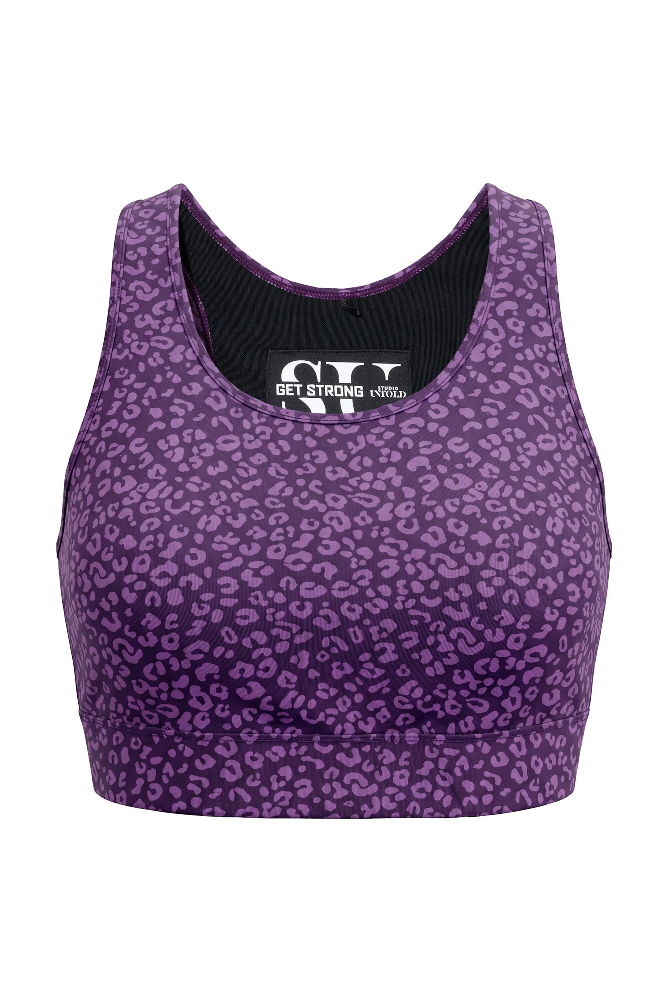 Studio Untold Sports bra in XL-XXL in Aubergine, Item view