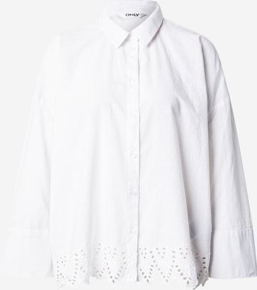 Camicia da donna 'ONLGRACES TULUM' di ONLY in bianco: frontale