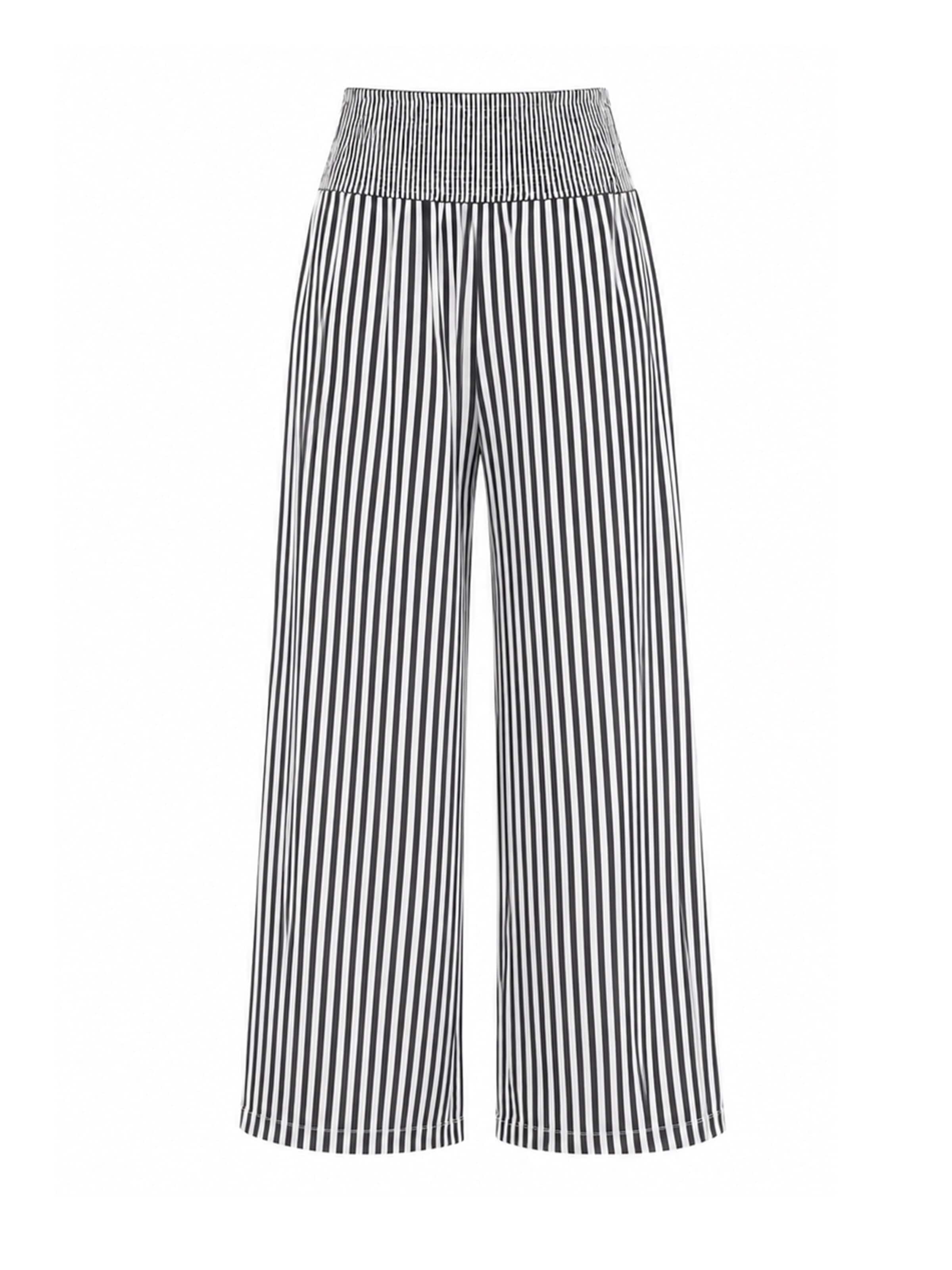 MEETWEE Wide Leg Hose‌‌‌‌‌‌ in Schwarz