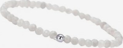 GOOD.designs Perlenarmband Naturstein Armband in weiß, Produktansicht