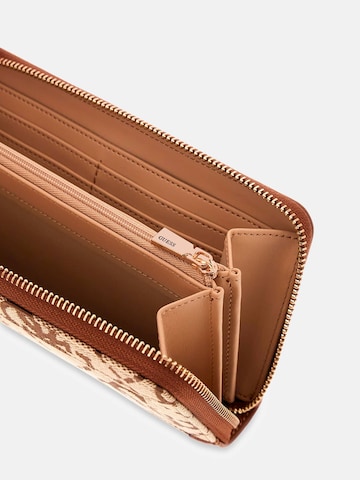 GUESS Wallet 'Audrey' in Brown