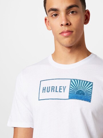 Hurley Funkční tričko 'SUNBOX' – bílá
