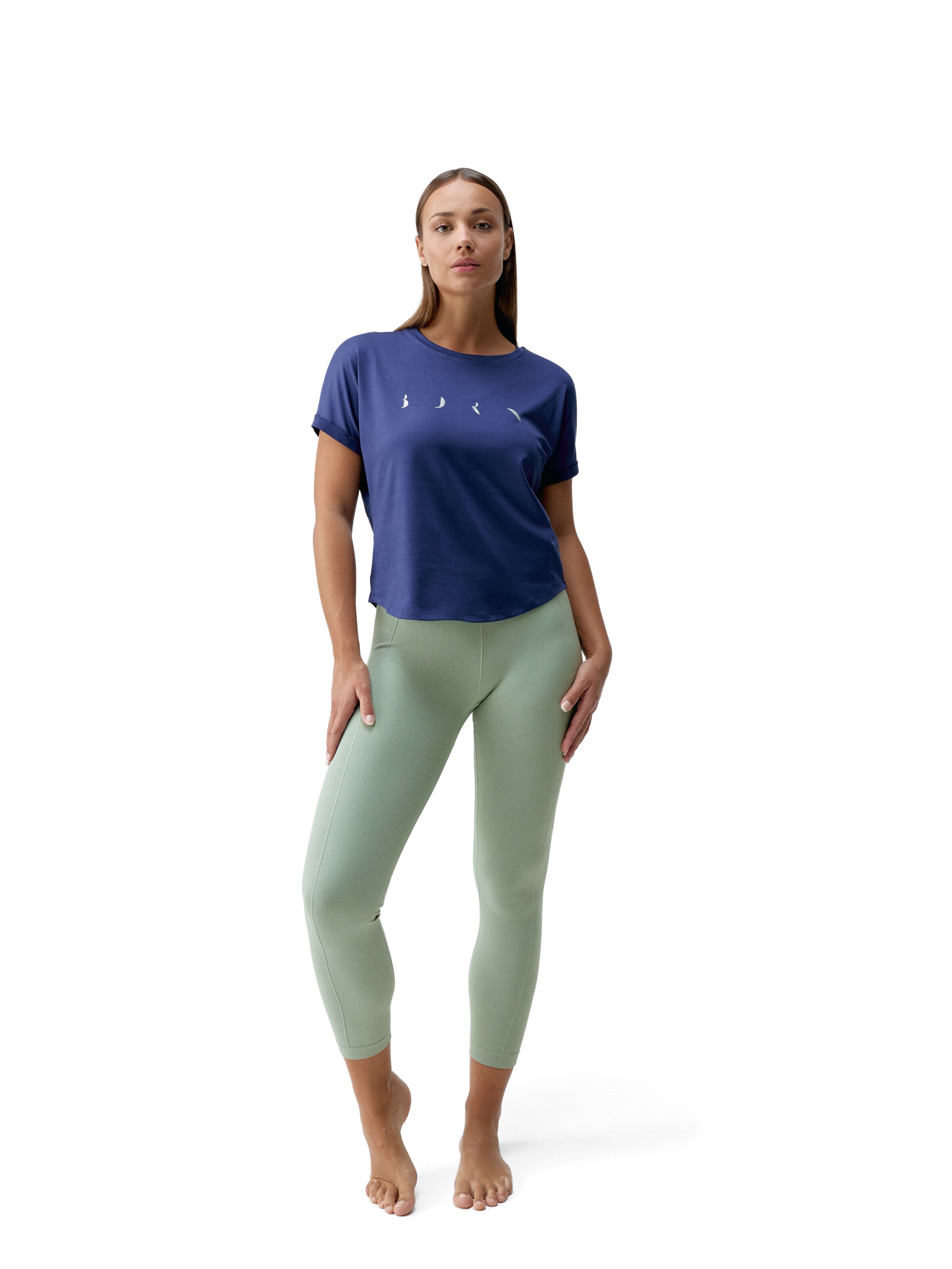 Born Living Yoga Functioneel shirt 'Azami' in Blauw