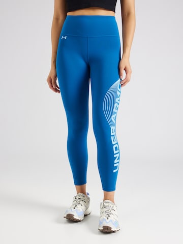 UNDER ARMOUR Skinny Leggings 'Motion' in Blue: front