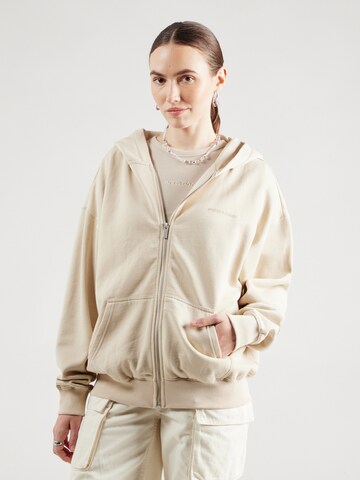 Veste de survêtement 'RAMIRA' Pegador en beige : devant