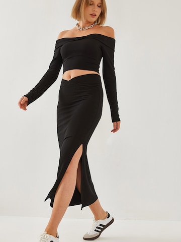 Costume Bianco Lucci en noir : devant