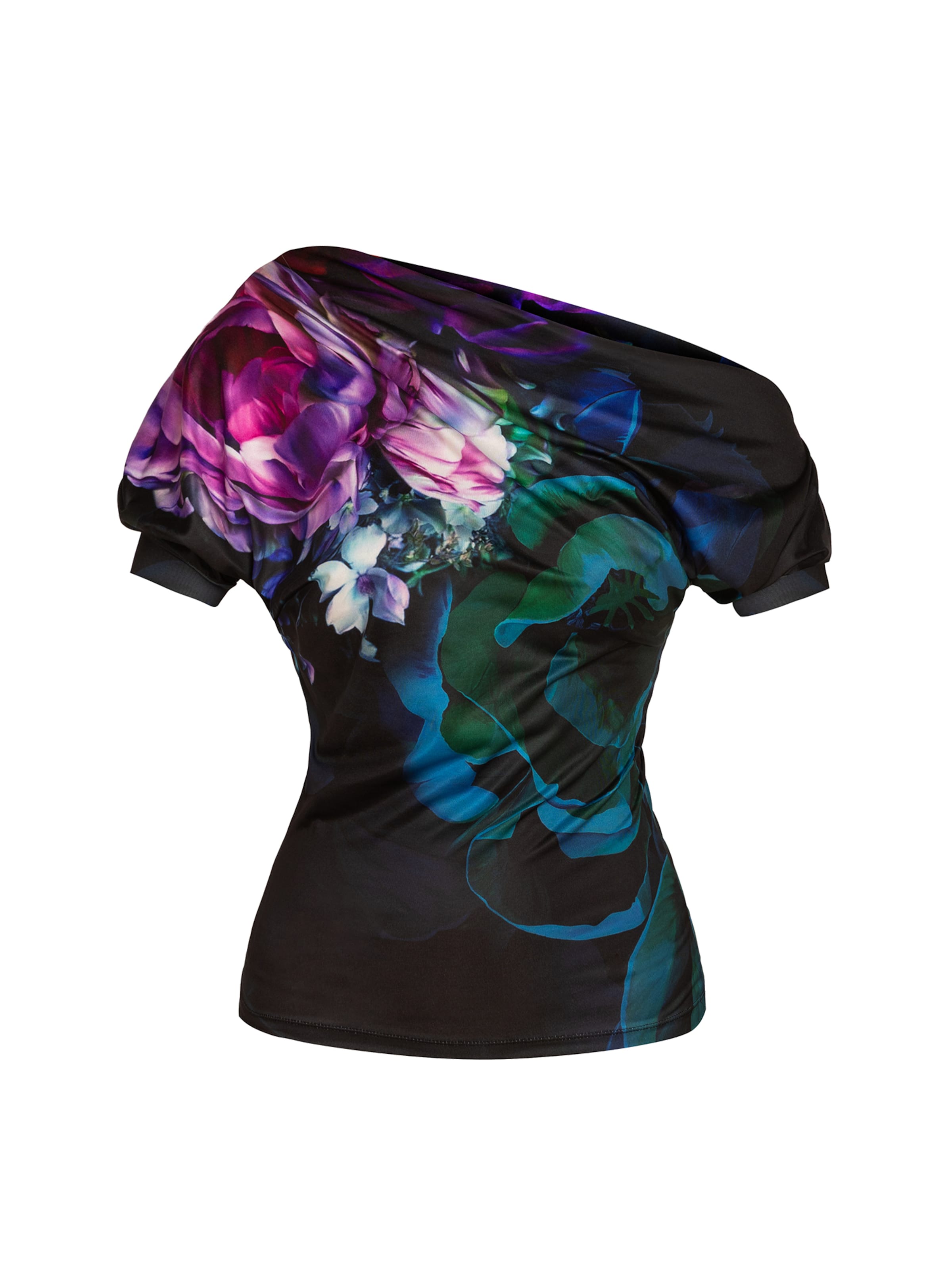 JIORO Shirt 'PEONIES' in Gemengde kleuren: voorkant