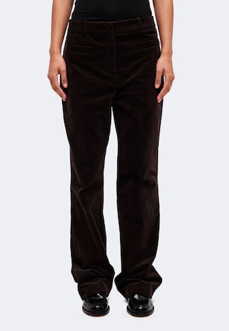Bootcut Pantaloni de la MORE & MORE pe maro: față