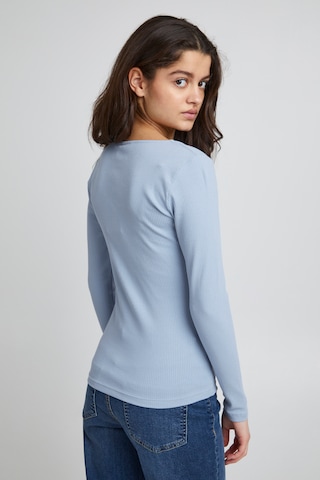 ICHI Sweatshirt 'IHSUPER LS' in Blau