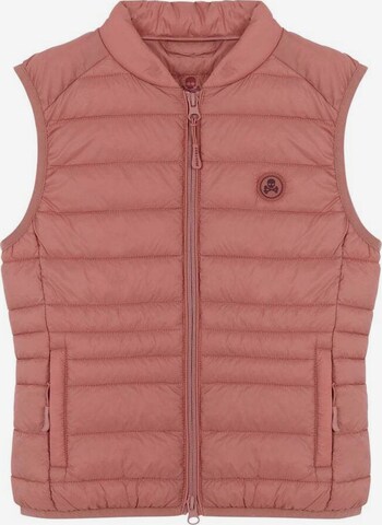 Scalpers Slim fit Vest in Pink: front