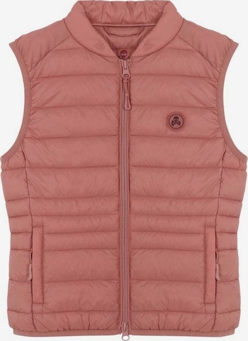 Scalpers Slim fit Vest in Pink: front