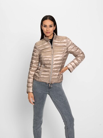 heine Tussenjas in Beige: voorkant