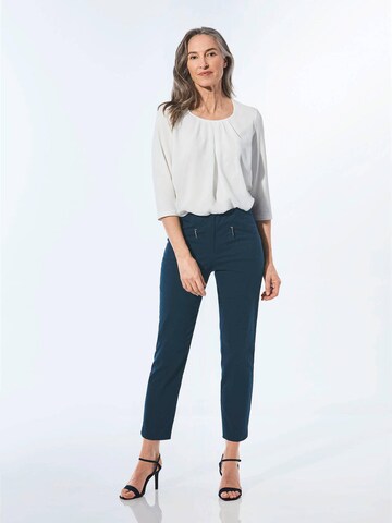 Goldner Tapered Trousers 'LOUISA' in Blue