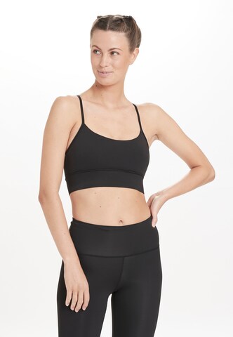Bustier Soutien-gorge de sport 'Raleigh' ENDURANCE en noir : devant