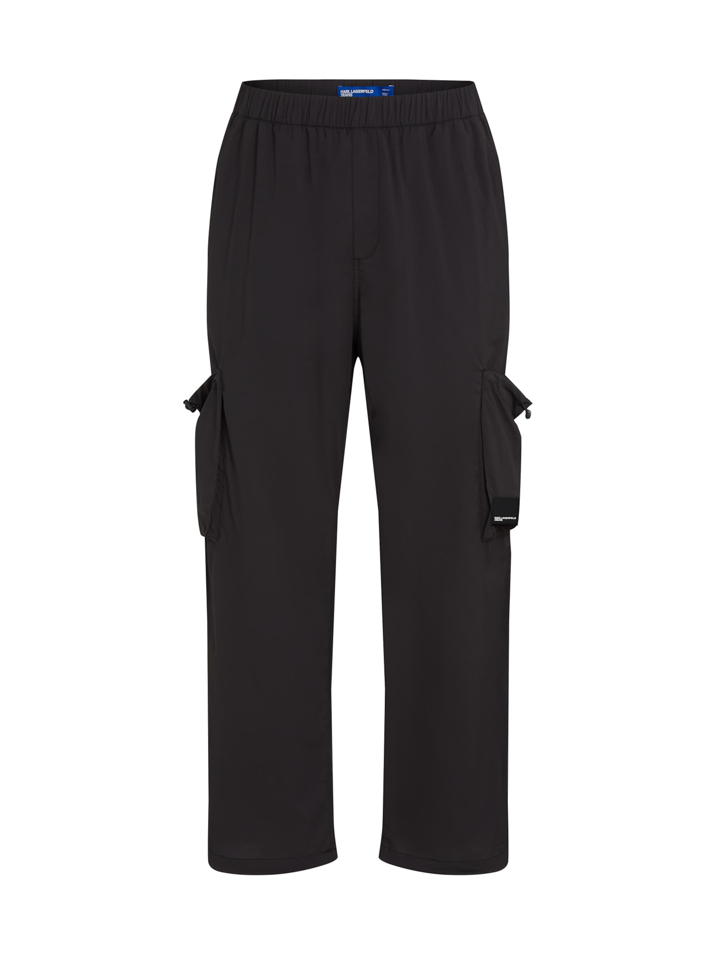 Karl Lagerfeld Loosefit Kapsáče – černá: přední strana