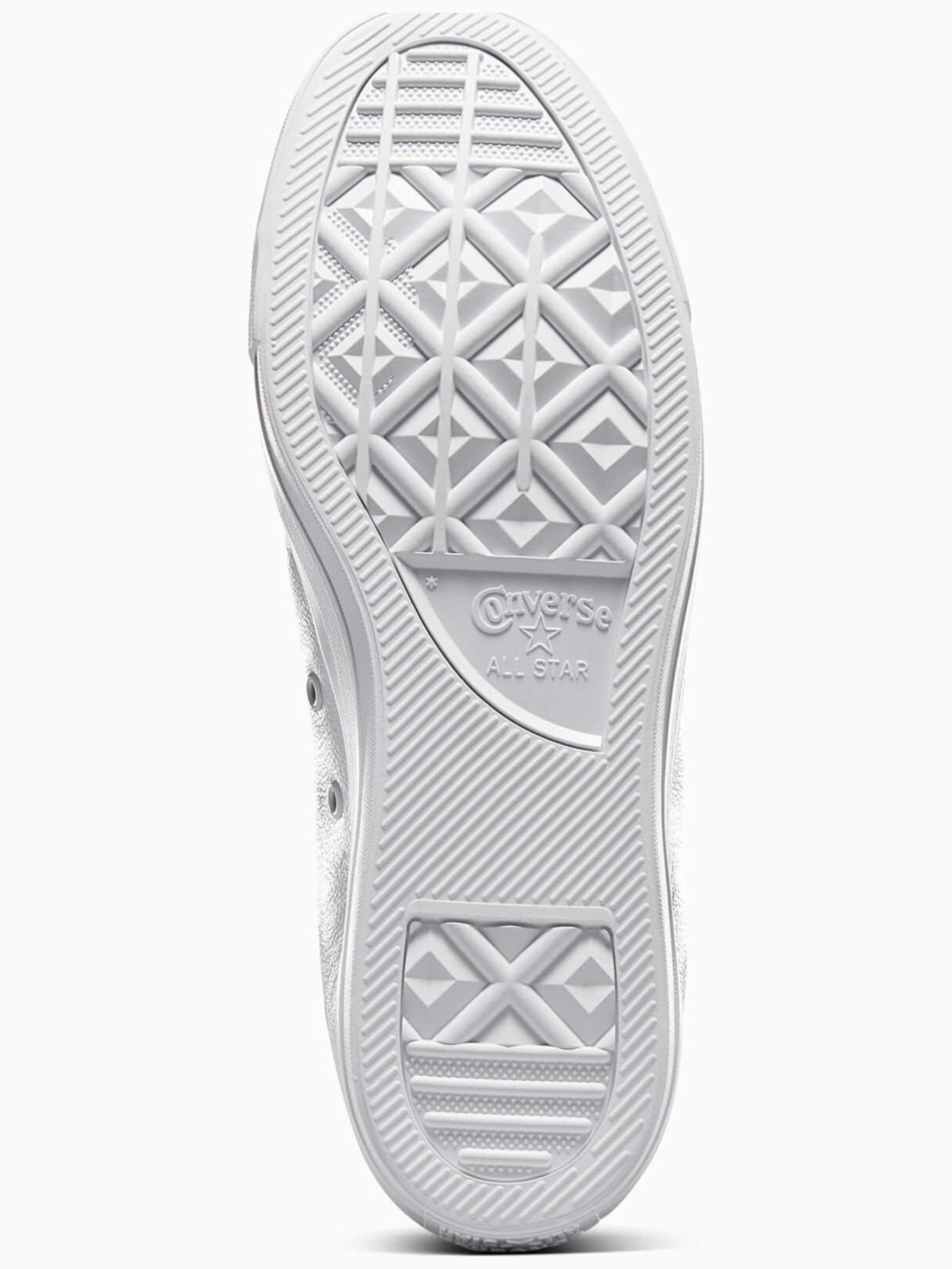 CONVERSE - Zapatillas deportivas altas 'Converse Chuck Taylor All Star Leather' en blanco
