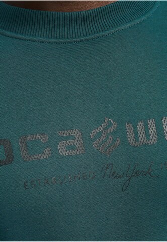 ROCAWEAR Sweatshirt 'Kentucky' in Grün