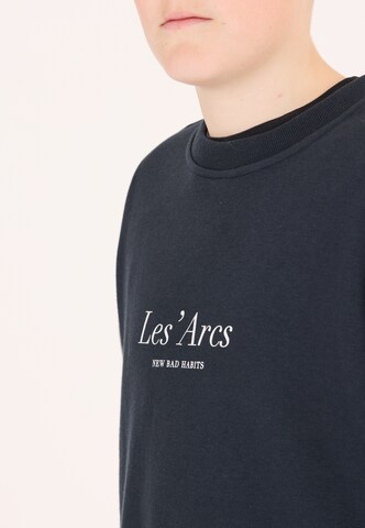 Les'Arcs Sweatshirt 'Shreya' in Blau