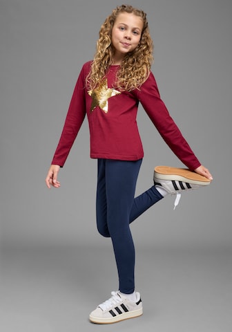 COLORS FOR LIFE Skinny Leggings in Blue: front