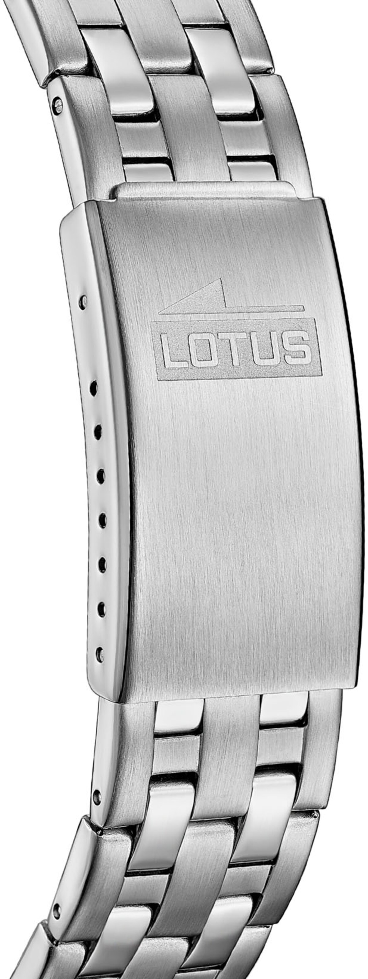 Lotus Uhr in Silber