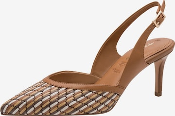 Tamaris Slingpumps in Braun: Vorderseite
