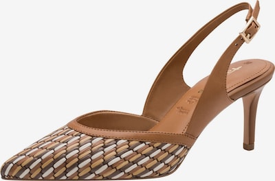 Basutės iš Tamaris, spalva – ruda / šokolado spalva / balta, Prekių apžvalga